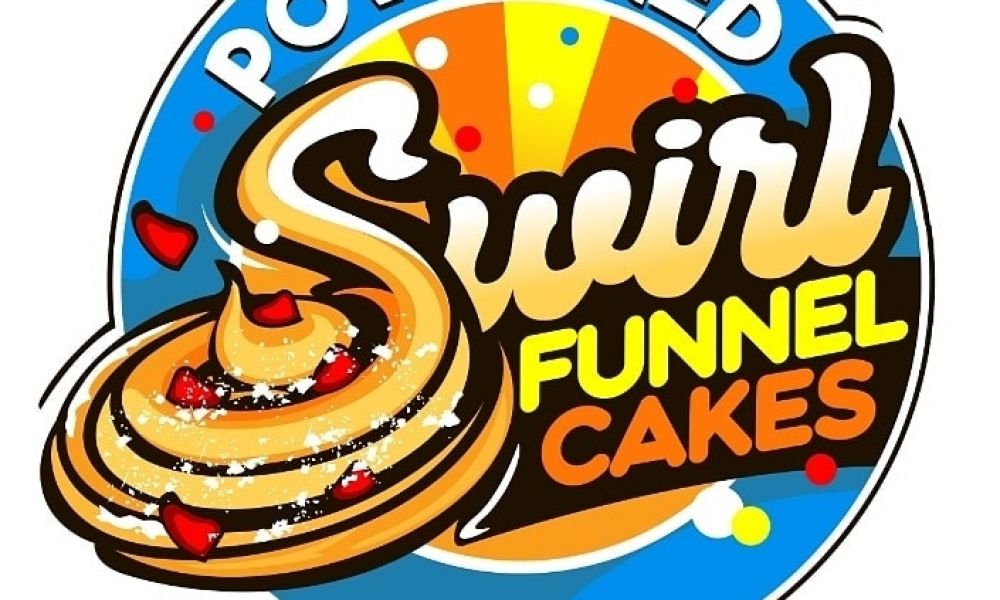 Powdered Swirl Funnel Cakes