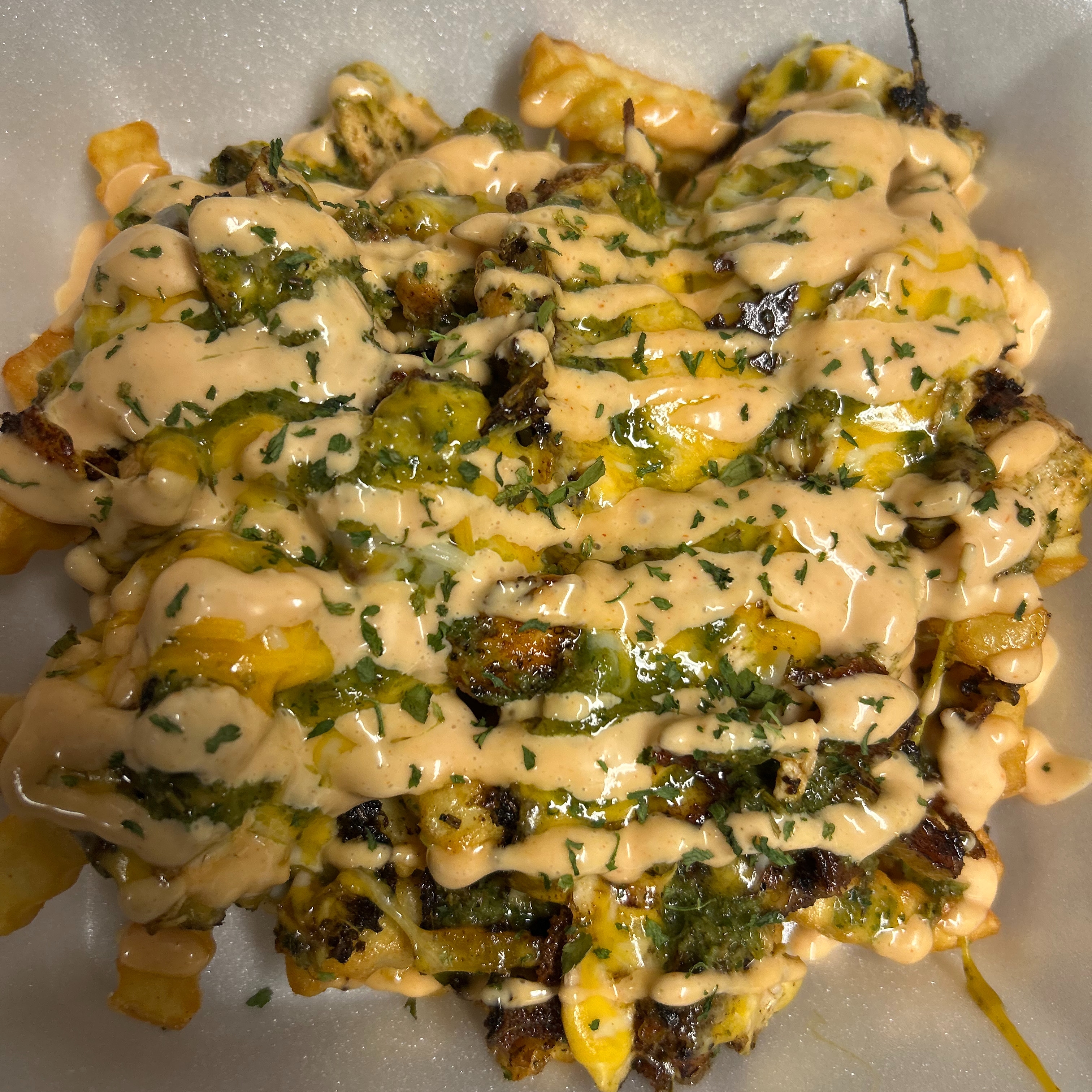 JERK CHICKEN LOADED FRIES
