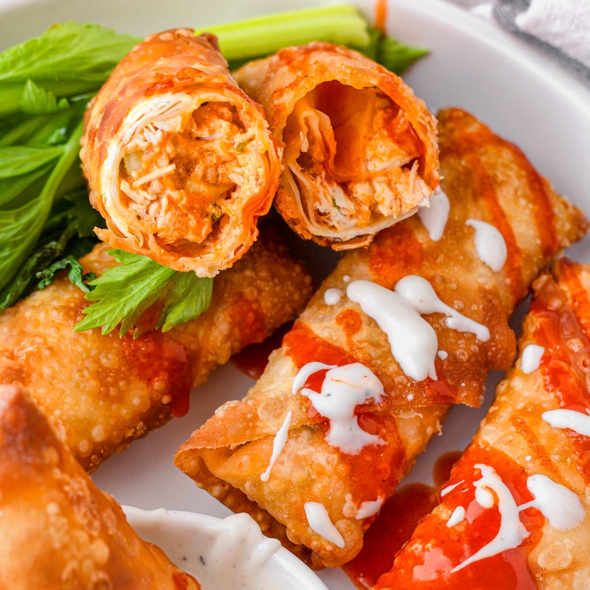 Buffalo Chicken Eggrolls