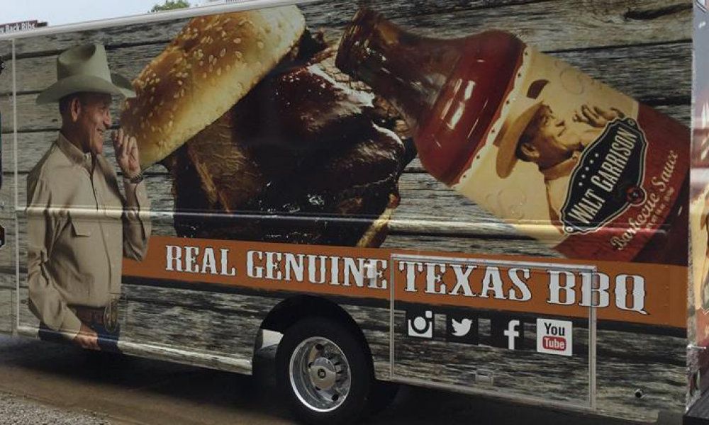 Walt Garrison Foods BBQ Food Truck