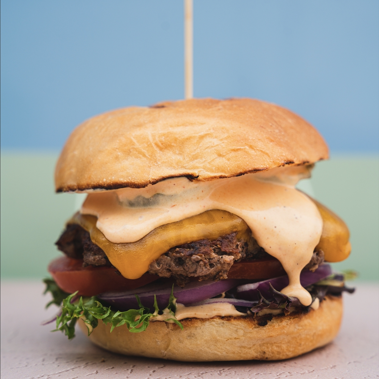 Grass-fed Beef Burger