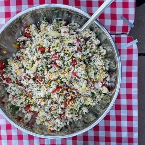 French rice salad