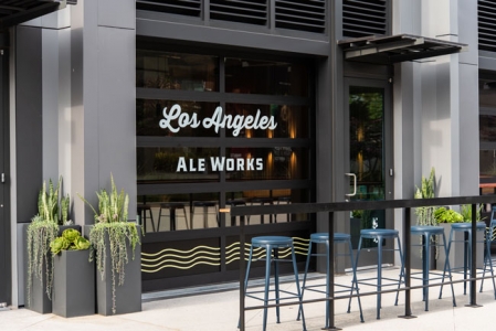 Italia on the road at Los Angeles Ale Works Culver City