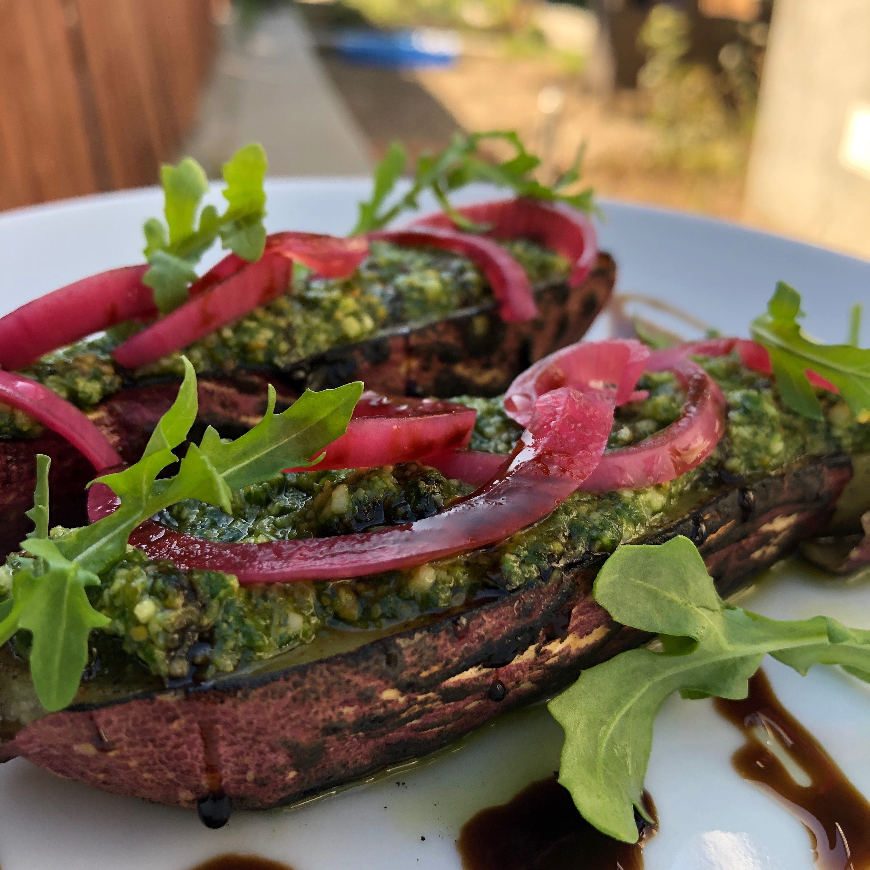 Charcoal Grilled Sweet Potato