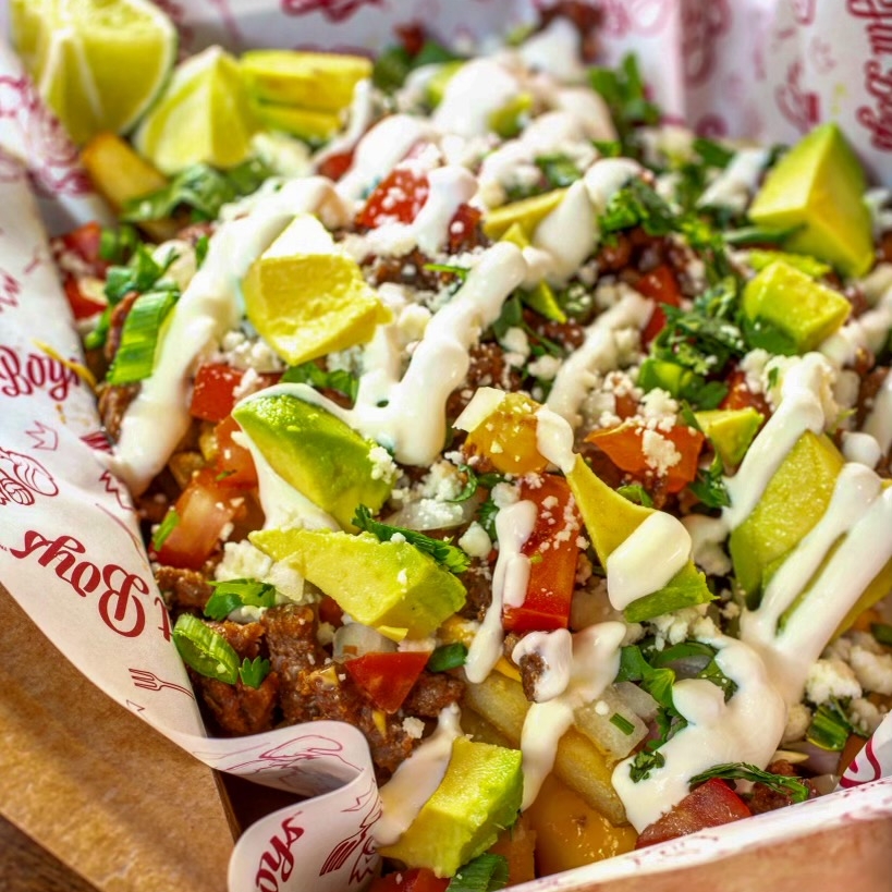 Loaded Steak Fries & Drink