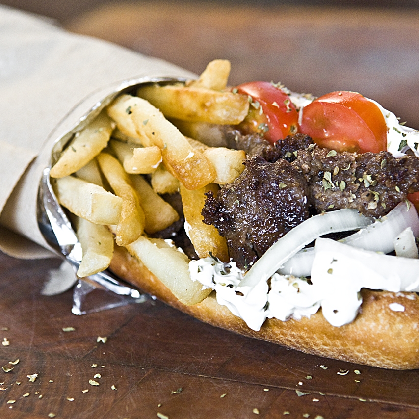 Beef/Lamb Gyros in Vromiko Bread