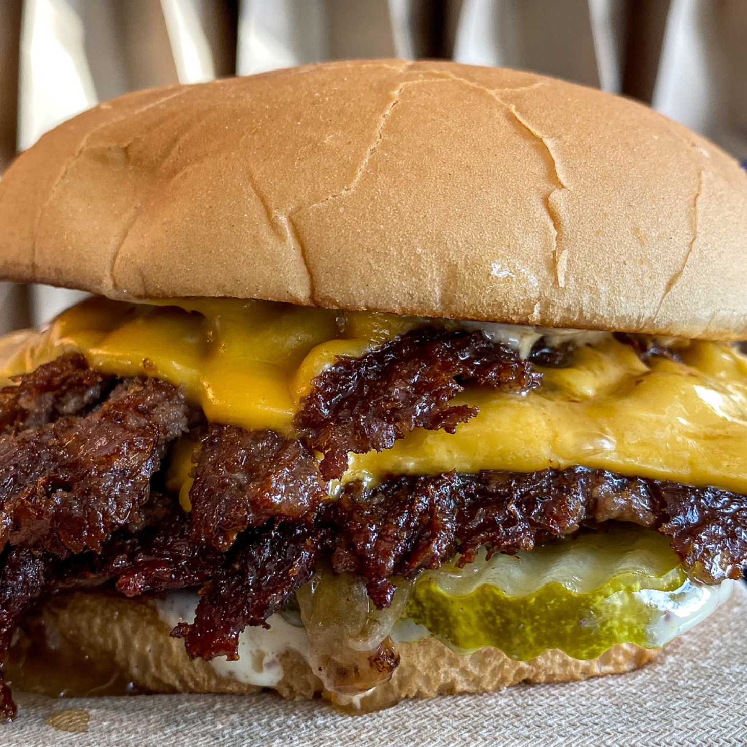 Regular smashed burger