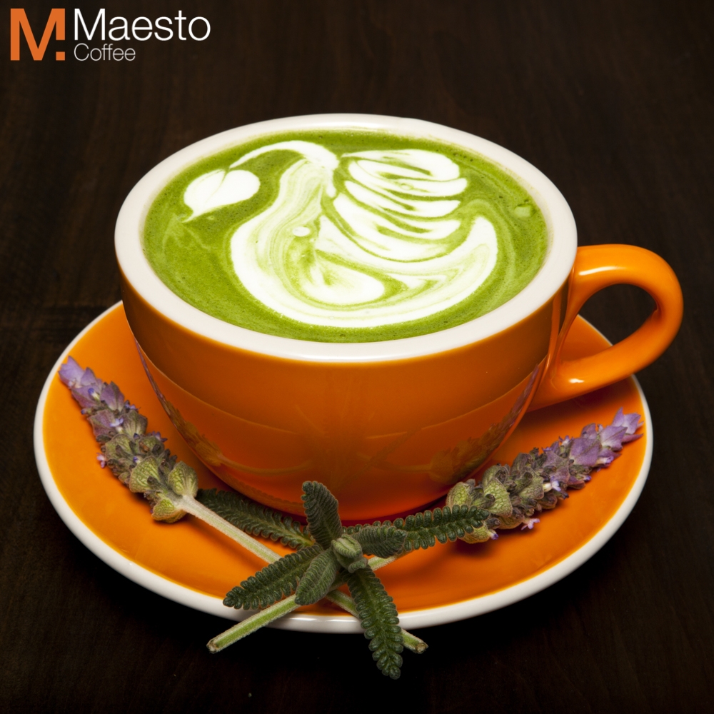 Lavender Matcha Latte