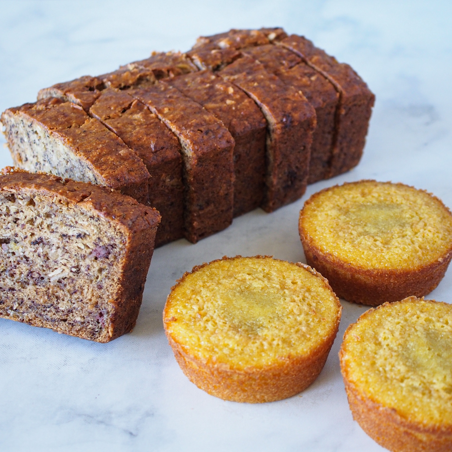 Coconut Banana Bread and Citrus Olive Oil Cake