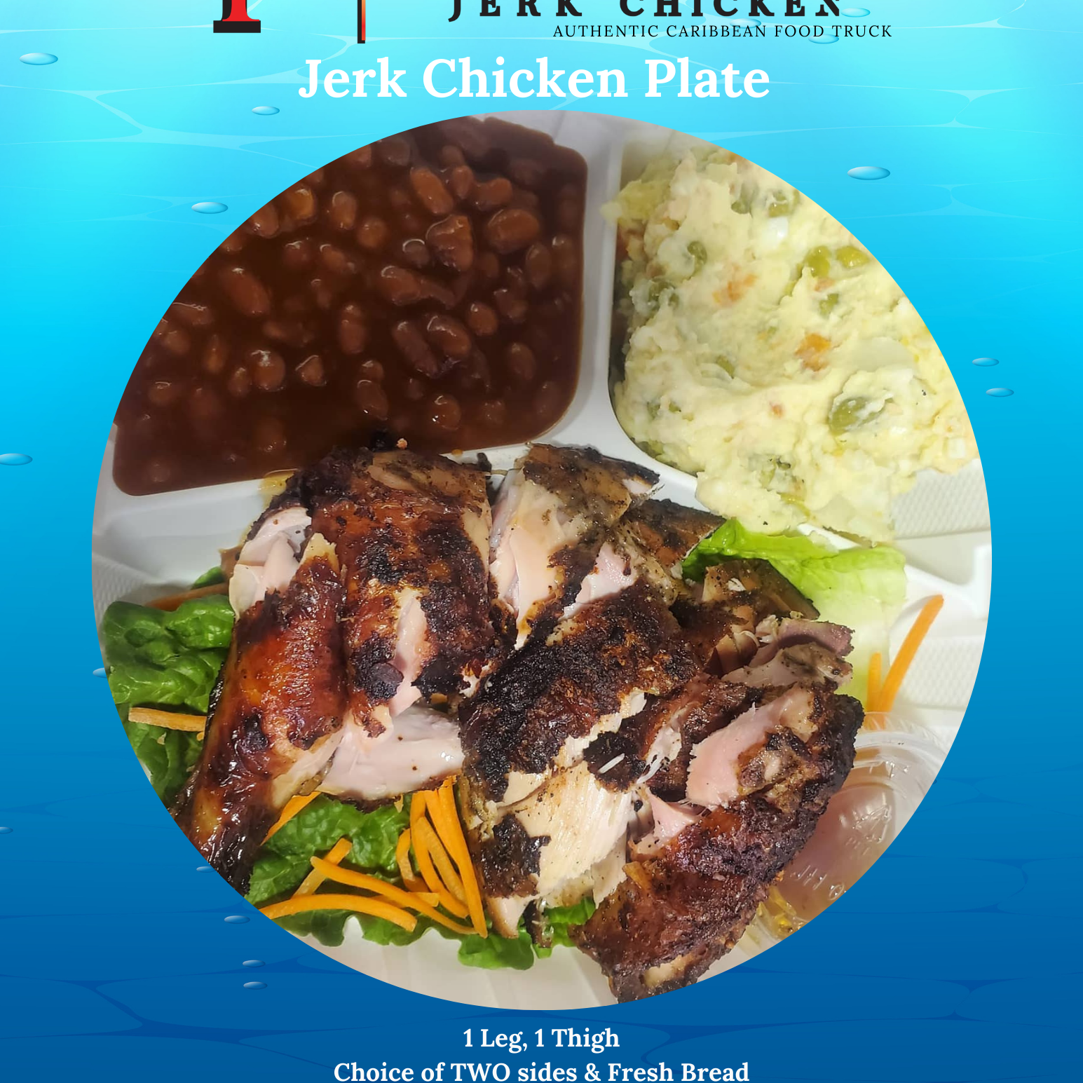 #4 Jerk Chicken Plate