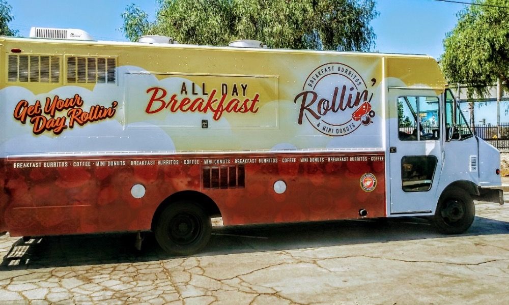 Rollin Breakfast Burritos & Mini Donuts