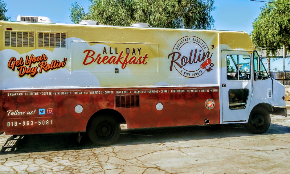 Rollin Breakfast Burritos & Mini Donuts