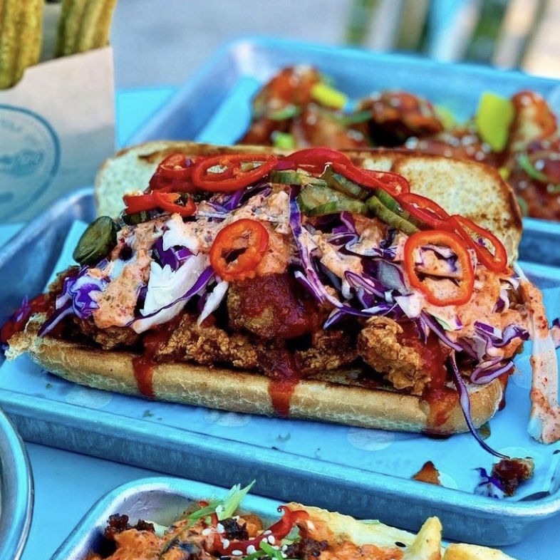 Korean Fried Chicken Hoagie