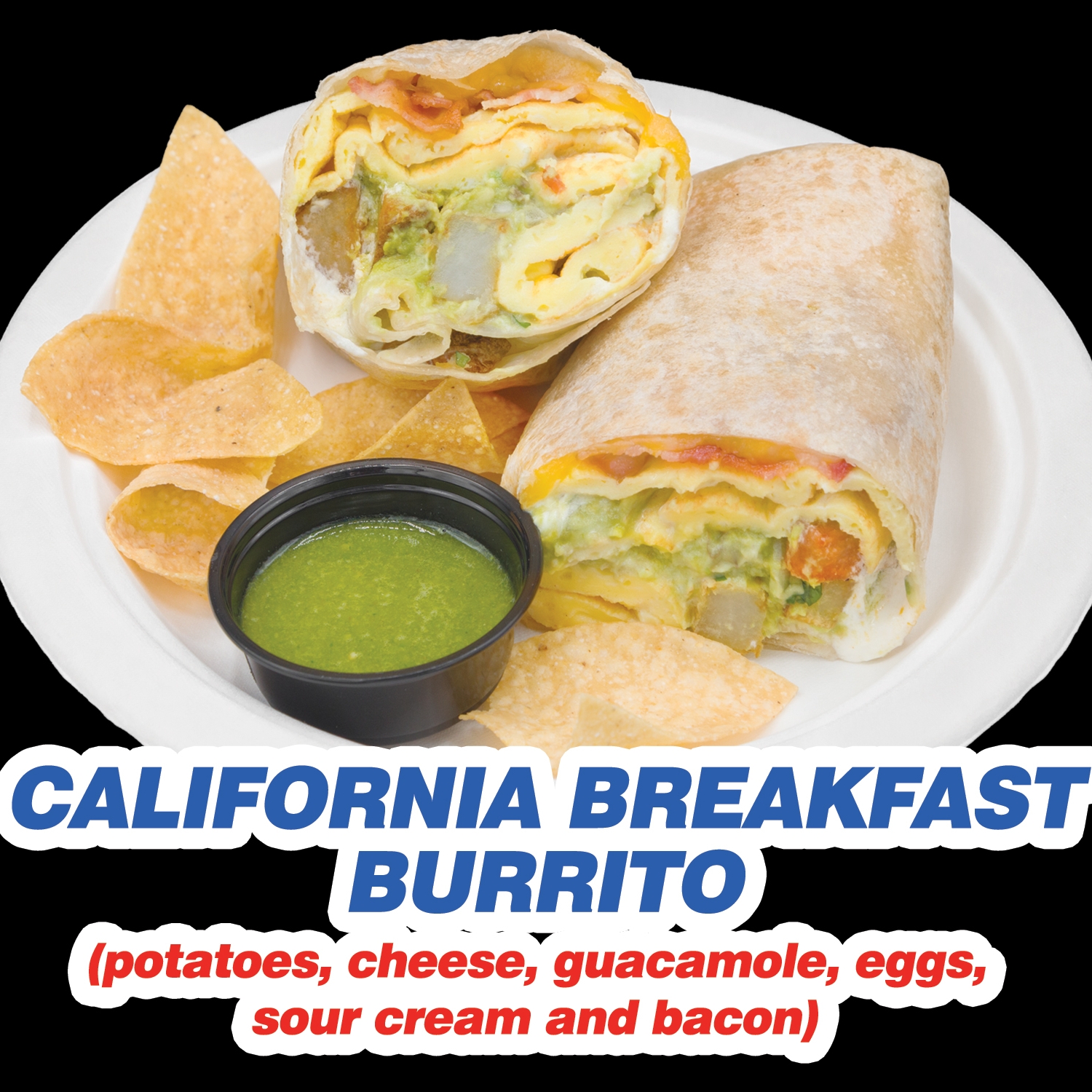 California breakfast burrito