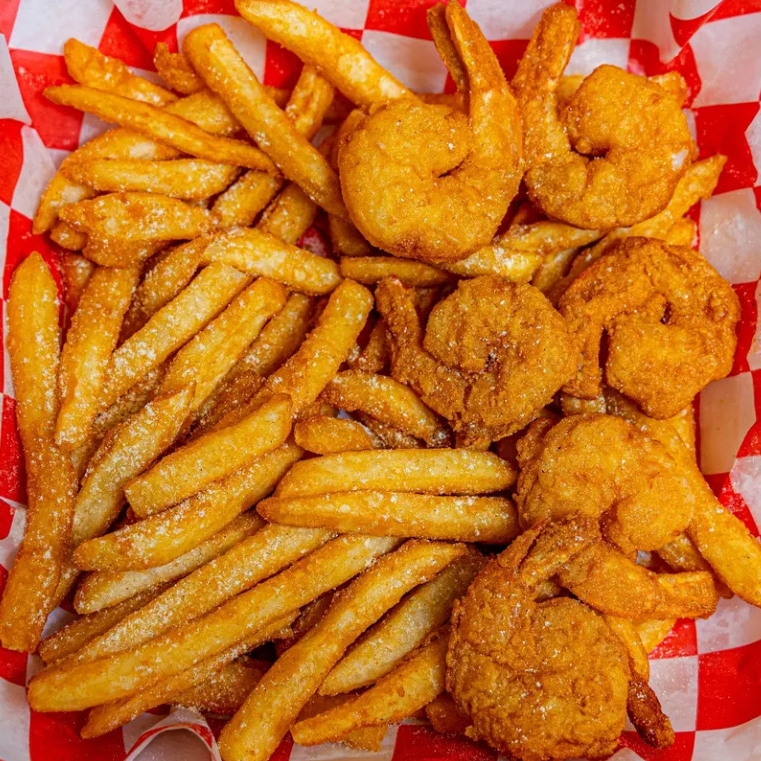 Shrimp & chips 
