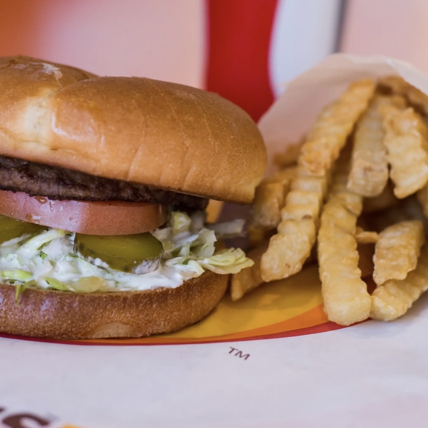 Burger and Fries.