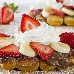 Nutella & Fruit Waffle