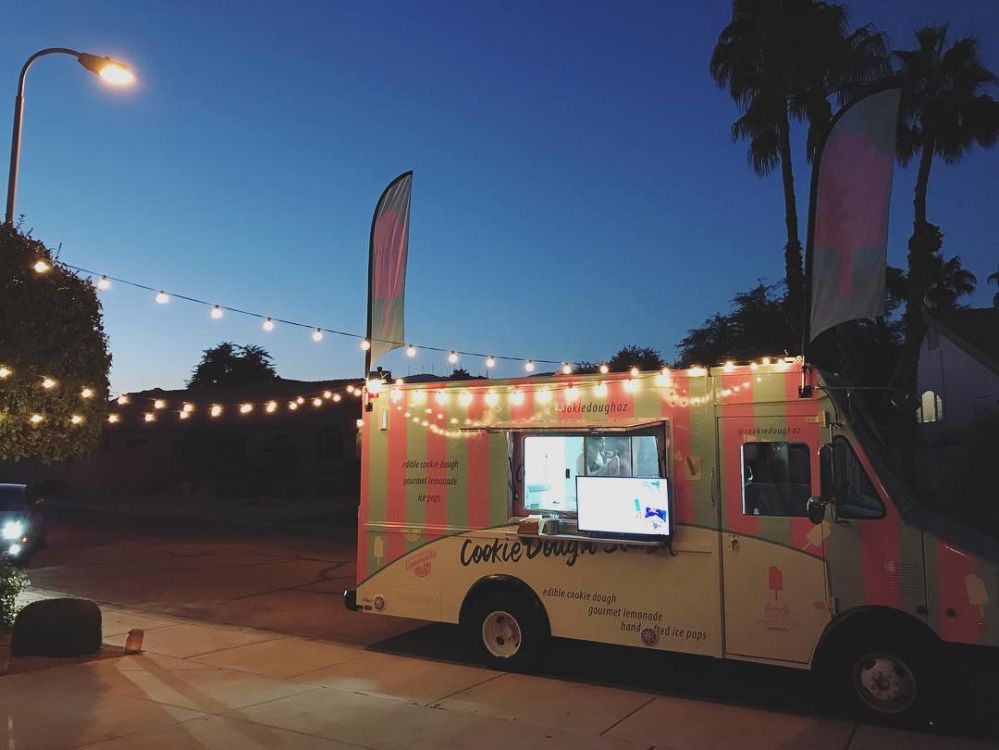 Edible Cookie Dough Stand