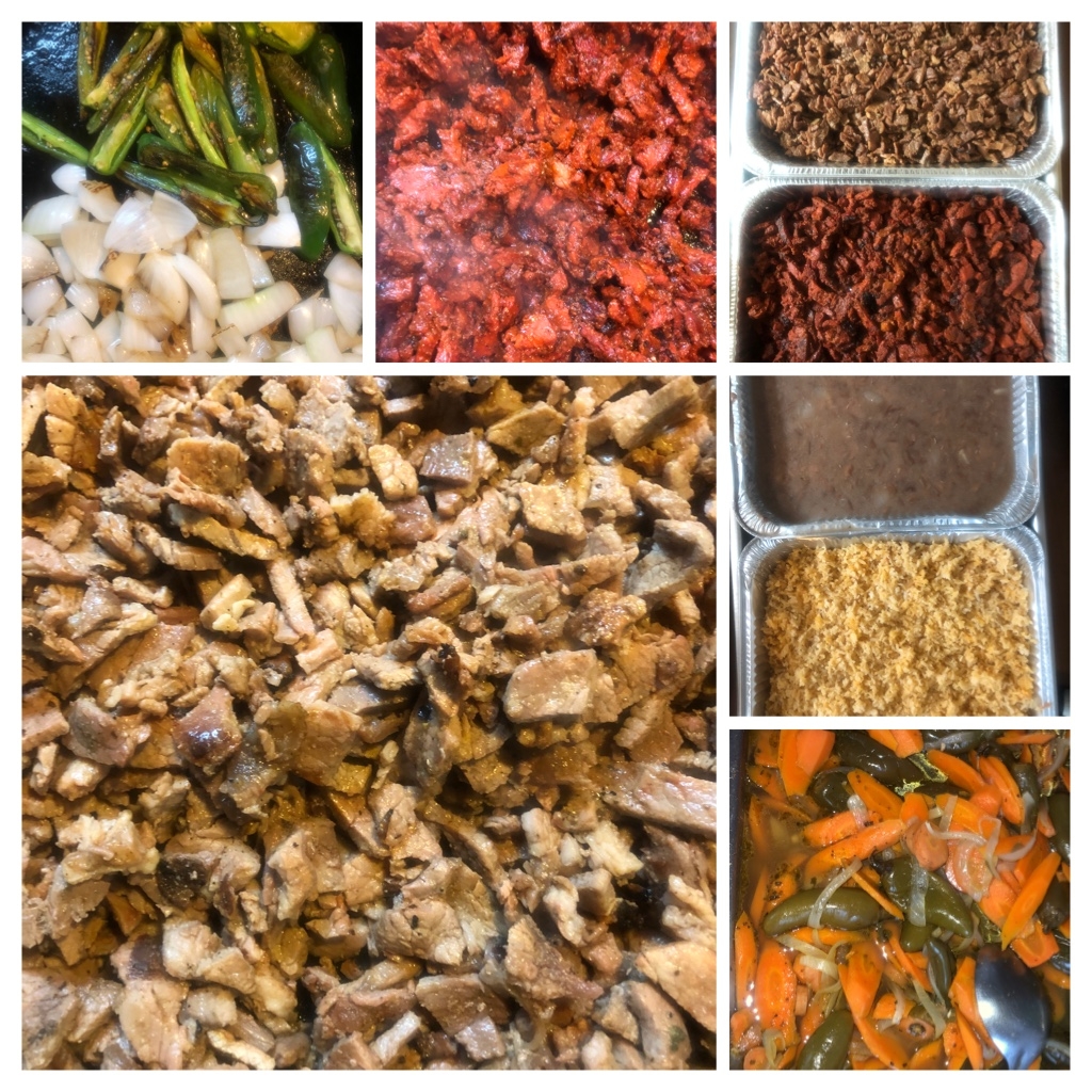 Rice and beans. 