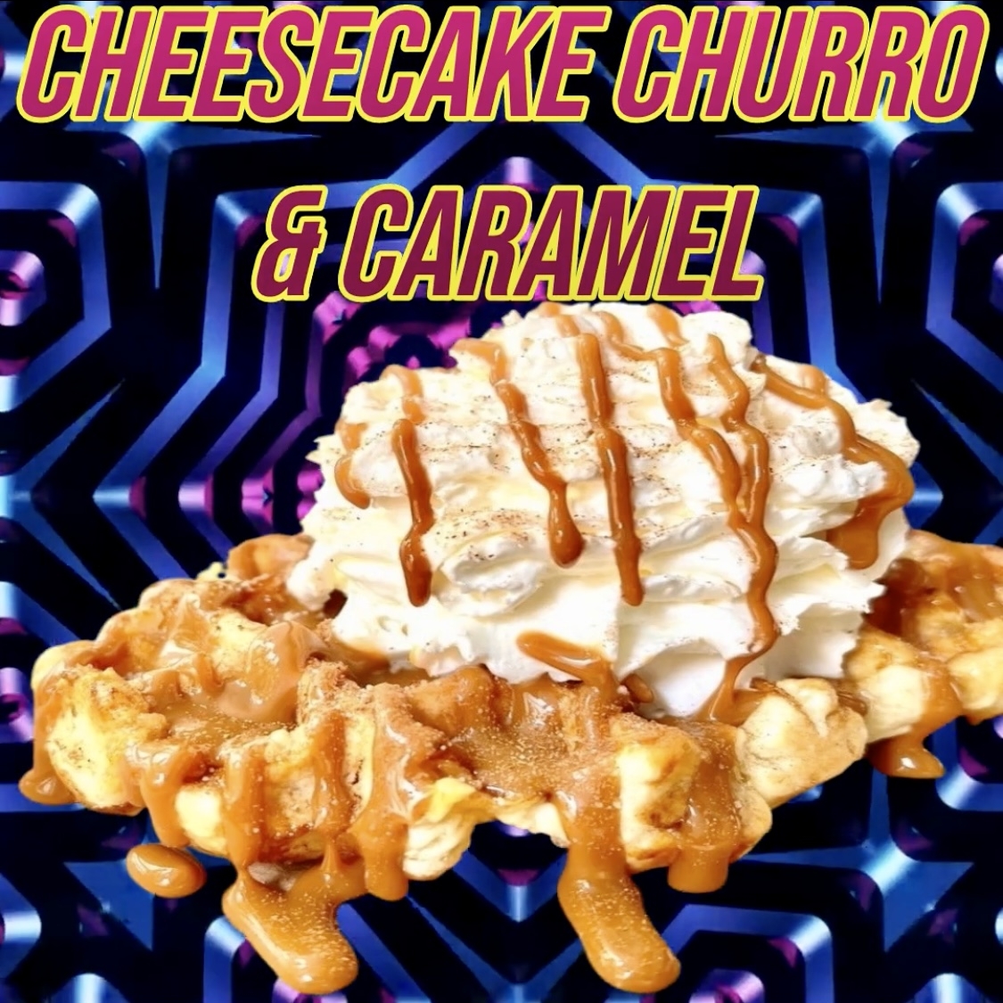 Cheesecake & Churro & Caramel Waffle