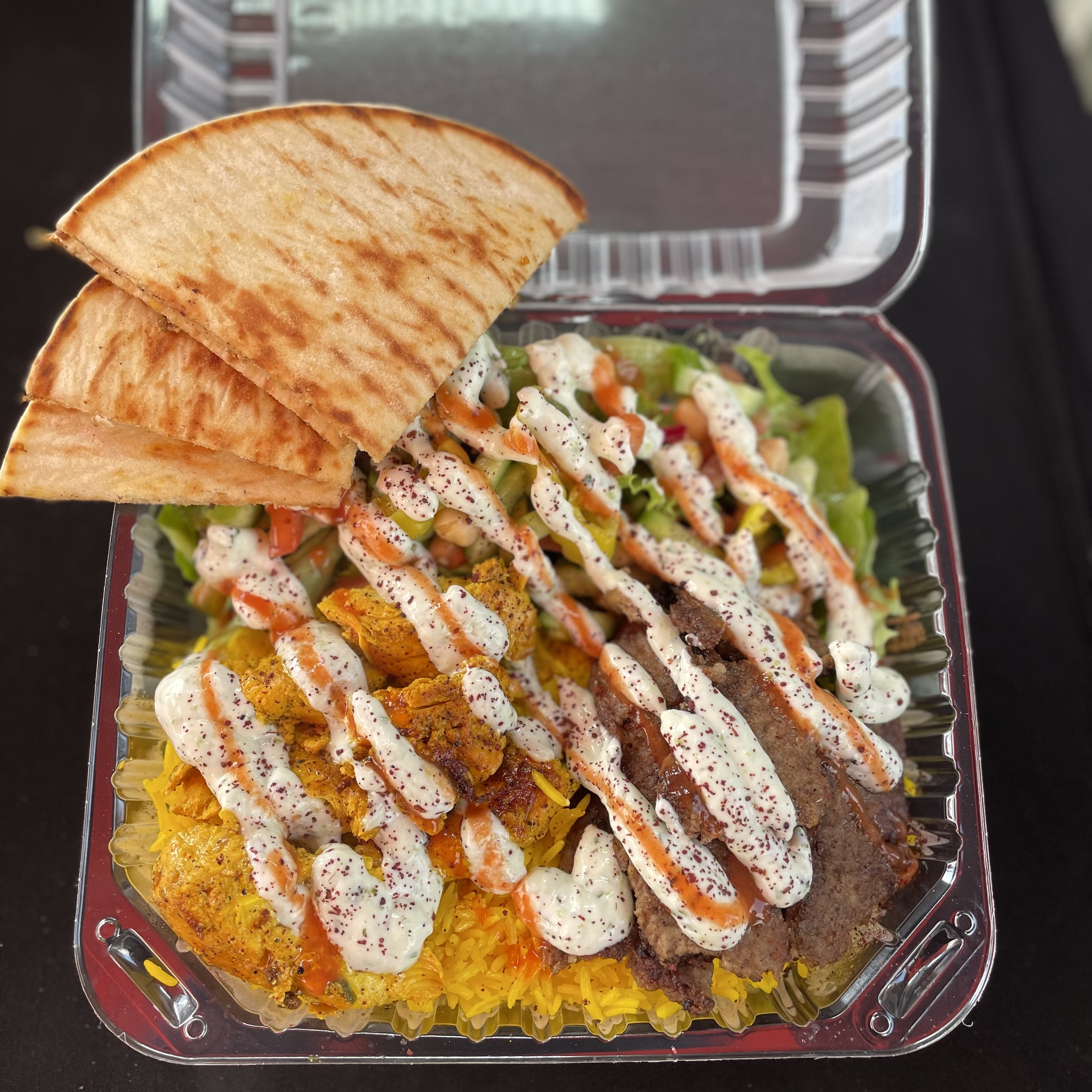 combo lamb and chicken tender 